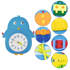 บอร์ดกิจกรรมเสริมพัฒนาการแบบมอนเตสซอรี่สำหรับเด็กอายุ 2-3 ปี พับเก็บได้ ออกแบบมาเพื่อเด็กออทิสติก พร้อมกระเป๋าโพลีเอสเตอร์ - Product Image 1