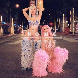 زي رقص غوغو مثير للحفلات والنوادي الليلية بأسلوب غربي فاخر للنساء، مصنوع من البوليستر 100٪، مزين بالأحجار الكريمة والريش - Product Image 3