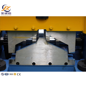 เครื่องขึ้นรูปลอนหลังคาความแม่นยำสูงแบบปรับแต่งได้ พร้อมปรับความกว้างได้สำหรับการจับคู่<span class=keywords><strong>หลังคา</strong></span>ลูกฟูก/ทรงสี่เหลี่ยมคางหมู - Product Image 3