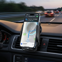 Chargeur de voiture sans fil 15W |   Refroidissement semi-conducteur à serrage automatique |   Affichage de la température de la lumière RGB |   Support de téléphone à charge rapide S7