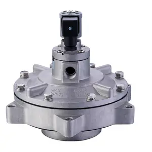 High Quality AC110V 220V Die Casting Right Angle Pulse Valve Dust Collector Solenoid Pulse Valve