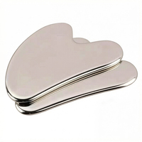 Masseur Gua Sha Ergonomique en Acier Inoxydable pour le Soin du Visage et Tous les Points du Corps - Vente en Gros