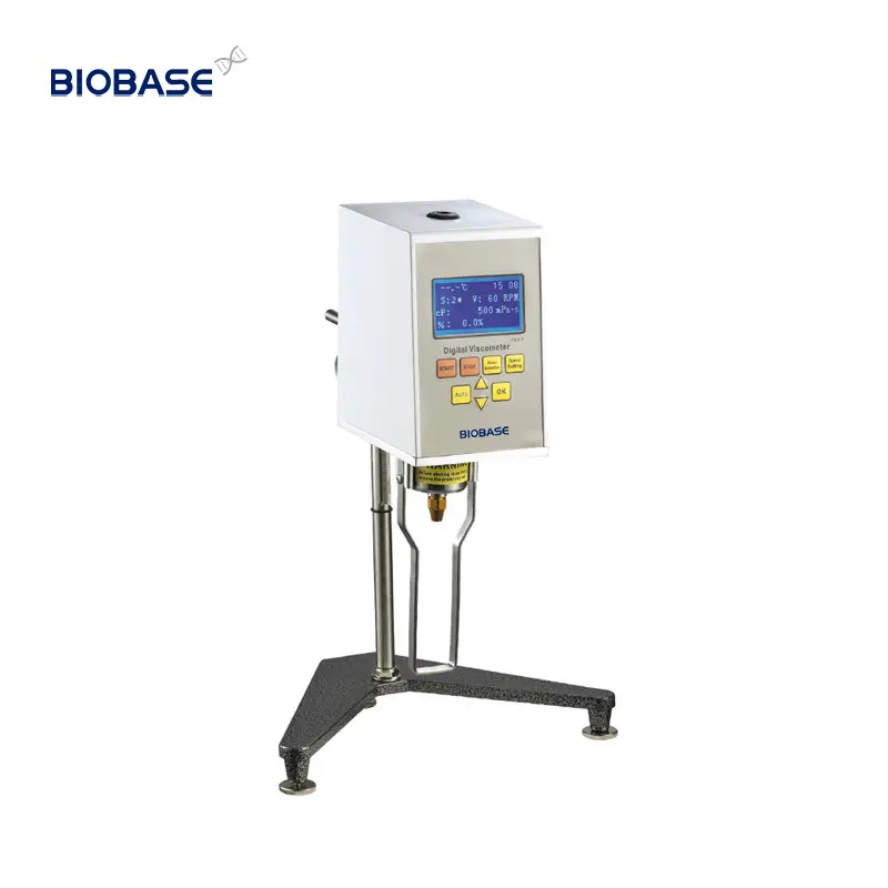 Biobase-Viskositätstester-Meter Touchscreen-Viskometer zeigt Scherenrate und Viskositätskurven an