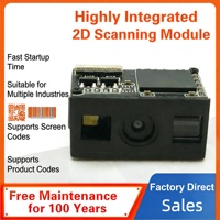 Module de scanner de codes-barres 1D 2D compact SHUNQI, moteur de lecture QR CMOS intégré pour appareils portables et intégration PDA