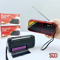 Haut-parleur YSF-798 2026 avec AirPlay et lumière LED clignotante pour fêtes et utilisation en extérieur - Lecteur MP3 radio très vendu en Afrique