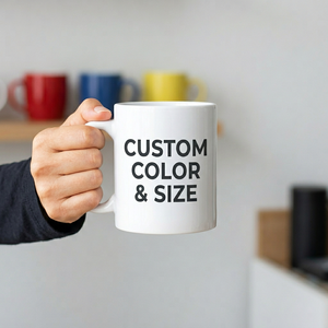 Taza Moderna con Asa para Publicidad, Personalizable con Logotipo y Texto, Apta para Hornear a Alta Temperatura, Grabado, Apta para Lavavajillas y Microondas - Product Image 5