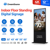 OEM ODM Pantalla Táctil Android de 43 49 55 65 Pulgadas, Señalización Digital LCD 4K, Kiosco de Publicidad para Centros Comerciales