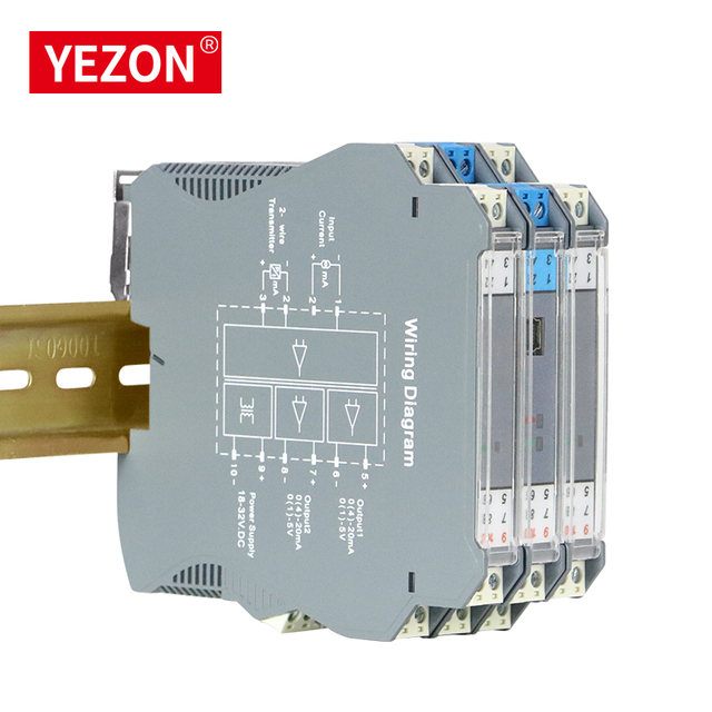 DC/AC 4-20mA/RTD/Thermocouple Signal Converter Isolator Transmitter Protector 0.1% Accuracy 0.05% Temperature Drift Electric