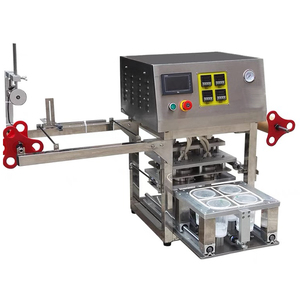 Approvisionnement d'usine 400ml Machine à sceller les gobelets <span class=keywords><strong>en</strong></span> plastique Roulement semi-automatique <span class=keywords><strong>électrique</strong></span> pour les boissons chimiques Petit <span class=keywords><strong>grossiste</strong></span> - Product Image 3