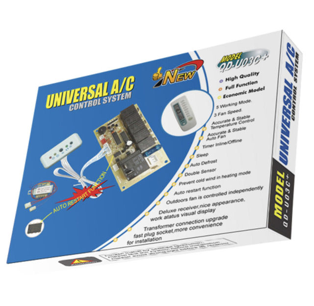 QD-U03C+ Universal Air Conditioner PCB Board AC Remote Control Board System