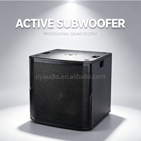 RD-H15SA/RD-H18SA 2*500W 15/18 Inch DSP Subwoofer Aktif Profesional untuk Sistem Speaker Bass di KTV, Bar, Disko, Klub & Tempat Musik