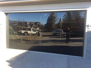 Portes de <span class=keywords><strong>garage</strong></span> roulantes automatiques/intelligentes en verre en aluminium sans cadre de villa moderne commerciale pour des maisons - Product Image 5