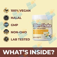 Poudre de shake minceur à la vanille OEM ODM en marque privée pour femmes et hommes, gestion du poids, shake minceur faible en calories