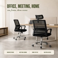 Chaise de bureau en maille à montage rapide et facile, 12 minutes, cinq boulons, pour l'aménagement en masse des bureaux, écoles et dortoirs