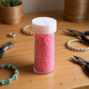 Ilan Abalorio Cuentas Rosadas de 3 mm para Manualidades y Joyería - Product Image 2