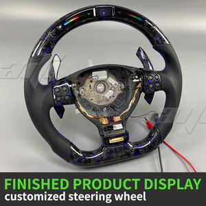 Volant LED pour Volkswagen Golf 5 Jetta Mk5 GTI Golf <span class=keywords><strong>R</strong></span>, Volant Amélioré en Fibre de Carbone Véritable - Product Image 3