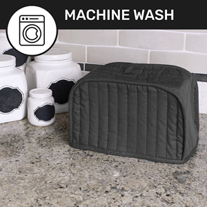 Two Slice <b>Bread</b> Machine Covers Quilted <b>Toaster</b> Covers Universal Size Kitchen Appliance Cover Polyester and Cotton Quilted - Product Image 4