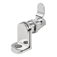 Candado de Aleación de Zinc Plateado HANBEI DDL,AL para Armarios, Archivadores, Cerraduras de Embutir, Puertas de Armarios - Diseño con Carcasa Metálica
