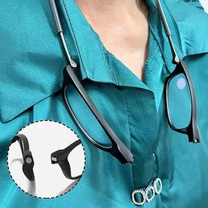Gafas <span class=keywords><strong>de</strong></span> <span class=keywords><strong>Lectura</strong></span> Plegables Magnéticas Portátiles con Clip, Cuadradas, Anti-luz Azul, Anti-pérdida, <span class=keywords><strong>para</strong></span> Hombre y Mujer, Modelo SX 056 - Product Image 4