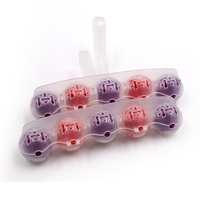 Bloc de nettoyage pour cuvette de toilettes 4PK, parfum durable, brise marine, mousse nettoyante, élimine les taches jaunes d'urine