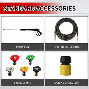 LORDMATE Nettoyeur Haute Pression Robuste <span class=keywords><strong>à</strong></span> Essence/Pétrole 20HP avec Pompe Triplex, Nouveau, 4400psi, Dévidoir de <span class=keywords><strong>Tuyau</strong></span> pour Nettoyage de Canalisations d'Évacuation - Product Image 4