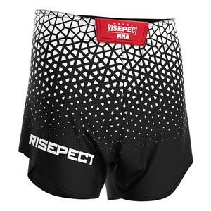 Shorts de MMA personnalisés écologiques pour le kickboxing, le judo, le jiu-jitsu, la boxe, le muay thai, avec logo sublimé - Product Image 3