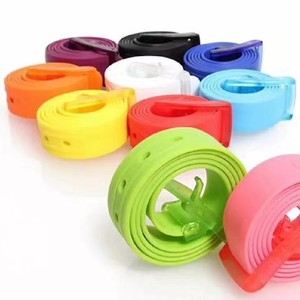 Cintos de Silicone Coloridos para Atacado, Embalados em Plástico, Faixas de Borracha Ecológicas para Lojas de Varejo - Product Image 2