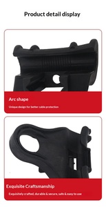Pince de <span class=keywords><strong>suspension</strong></span> en plastique de type export 1.1C pour fixation de câbles suspendus 25-95 pour fils isolés aériens - Product Image 3