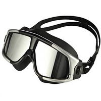 Lunettes de natation pour adultes à monture complète, matériau sain, vision large, populaires en gros