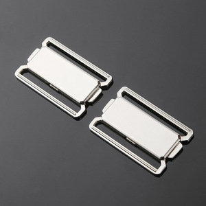 Metal Plate Buckle DZQ184-50 Silver Black Fasteners For Belts Bags Backpacks Webbing <b>Hardware</b> Accessories - Product Image 3