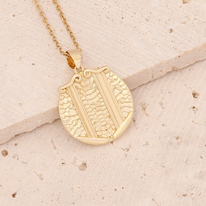 Gargantillas Nabest PVD de acero inoxidable, signo del zodiaco redondo, colgante de moneda, joyería, Horóscopo sin deslustre, collar de 12 Constelaciones - Product Image 4