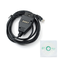 Black Data Cable for B-m-w E-NET E-thernet to OBD OBDII Interface Cable