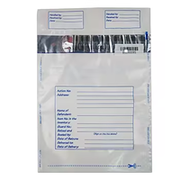 Sac de preuve de sécurité de haute qualité avec surface d'écriture pour le numéro de cas Date Information Enquête de police Utilisation