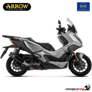 Pot d'échappement moto Indy Race en aluminium noir homologué pour Adv 350 2022 - Excellent rapport qualité-prix - Product Image 2