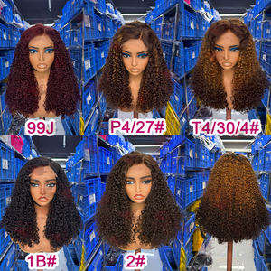 Peluca <span class=keywords><strong>de</strong></span> densidad 300%, <span class=keywords><strong>pelucas</strong></span> <span class=keywords><strong>de</strong></span> cabello humano rizado con encaje frontal 13x4 para mujeres negras, peluca Frontal <span class=keywords><strong>de</strong></span> pelo <span class=keywords><strong>de</strong></span> bebé rizado 13x6 HD barata <span class=keywords><strong>de</strong></span> fábrica - Product Image 6