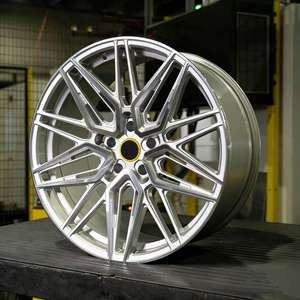 Rines Deportivos Cóncavos Forjados SAiLen de Aleación 24x14 5x112/120/130 PCD con Acabado Negro Semi-Brillante, Ancho Personalizable, ET Universal - Product Image 1