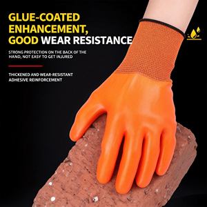 Guantes de Trabajo Resistentes al Aceite de Cloruro de Polivinilo, Guantes de Protección Laboral de PVC - Product Image 3