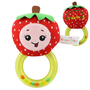 Vente en gros Jouet anneau molaire cloche en peluche pour nourrissons de 0 à 1 an Puzzle Tablier à fruits pour 5-7 ans - Product Image 4