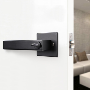 Nhiệm Vụ Nặng Nề Kẽm Hợp Kim Riêng Tư Cửa Xử Lý Khóa Nội Bộ Đòn Bẩy Hình Ống Latch Cho Phòng Tắm Nhà Bếp Biệt Thự Nhập Bên Ngoài Sử Dụng - Product Image 3