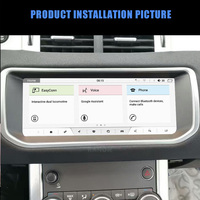 Lecteur multimédia de voiture Android 10.25 ''avec amplificateur GPS RAM 8GB ROM 64gb autoradio stéréo pour Land Rover Evoque 2012-2016
