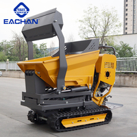 EACHAN Multifunktionaler Mini-Raupendumper für Forstwirtschaft und Gartenbau, Landwirtschaftlicher Raupendumper-Truck