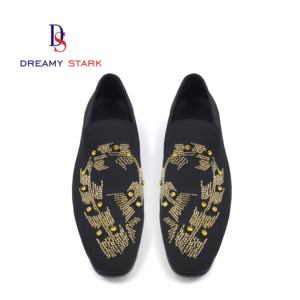 Speciaal <span class=keywords><strong>Diy</strong></span> Diamant Design Handgemaakt Hoogwaardige Handgeschilderde Echt Lederen Slip-On Herfst Licht Custom Logo Merk Origineel - Product Image 4