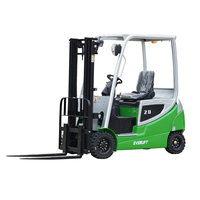 Mini Montacargas Eléctrico Heli de 2 y 2.5 Toneladas de Capacidad, con Batería de Iones de Litio, Mástil Tríplex, para Manejo de Materiales en Almacenes