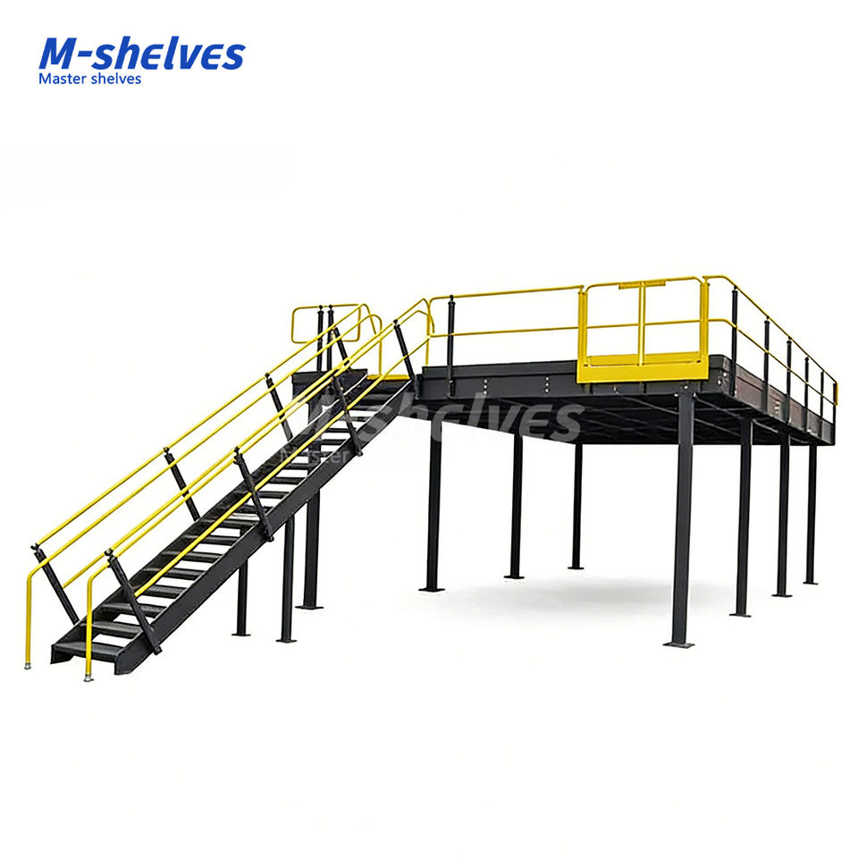 Custom Heavy Duty Steel Structure Mezzanine Floor Loft Platform ...