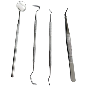 <strong>Dental</strong> Examination Kit Teeth Whitening Mirror Scaler Tweezers Basic <strong>Diagnostic</strong> Instrument <strong>Set</strong> Surgical Stainless Steel - Product Image 6