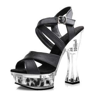 14ซม. รองเท้าขนาดใหญ่สไตล์กอทิชสำหรับสตรีนักเต้นระบำเปลื้องผ้าสำหรับสุภาพสตรีนักเต้นเสาไนท์คลับรุ่นสุดฮ็อตรองเท้าส้นสูงสำหรับงานพรอมงานเลี้ยงฤดูร้อน - Product Image 2