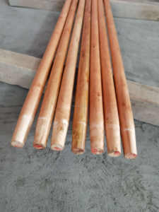 Mango de escoba de madera recubierto de PVC Color personalizado de alta calidad/Palos de fregona de madera/mango <span class=keywords><strong>Broomo</strong></span> - Product Image 5