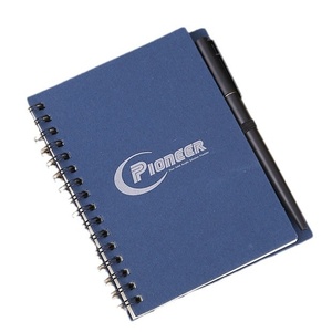 Carnet personnalisé avec logo, couverture rigide A6, reliure thermique, imitation cuir, grand format B6, pour notes de réunion, bloc-notes à feuilles mobiles, pour affaires - Product Image 4