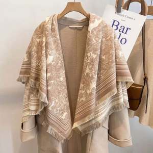 Nouveau design, foulards carrés élégants et tendance pour femmes, hiver, 140*140cm, écharpes épaisses et chaudes en fausse velours, YHK0047 - Product Image 2