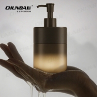 Flacon pompe en plastique vide pour nettoyant visage, shampoing, lotion, sérum de soin de la peau - Couleur et logo personnalisés, formes rondes/carrées, différentes tailles